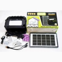 Портативная автономная солнечная система Solar GDPlus GD-8081 + FM радио + Bluetooth