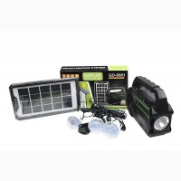 Портативная автономная солнечная система Solar GDPlus GD-8081 + FM радио + Bluetooth