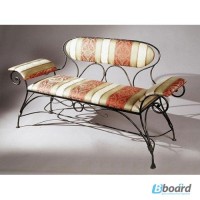 Кованые диваны и стулья! Кованый диван Версаль КДК3