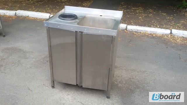 Фото 4. Мойка для кухни односекционная с отверстием для мусора