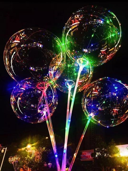 Фото 9. Набор шариков бобо на мероприятия 10шт, светящиеся шарики