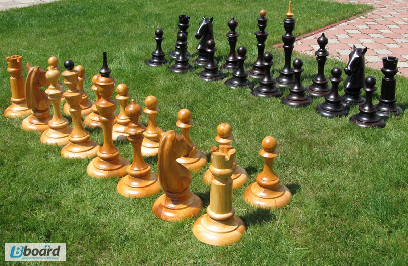 Фото 2. Предлагаем шахматы большие, уличные деревянные
