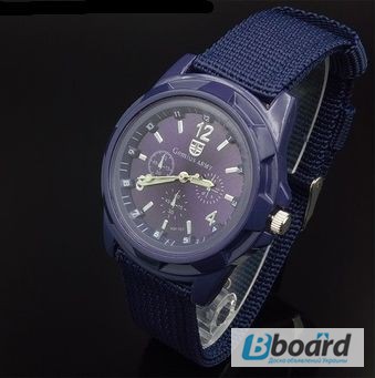 Фото 2. Наручные армейские часы Gemius Army, цвет синий