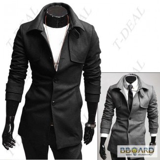 Стильное пальто- пиджак для мужчин