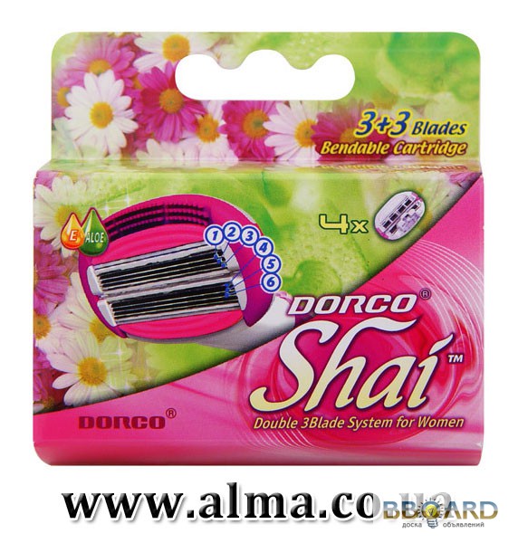 Фото 3. Станок для бритья женский Dorco SHAI Sweetie. Оптовые и розничные цены