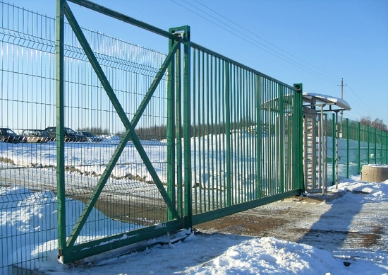 Фото 6. Промышленные откатные ворота