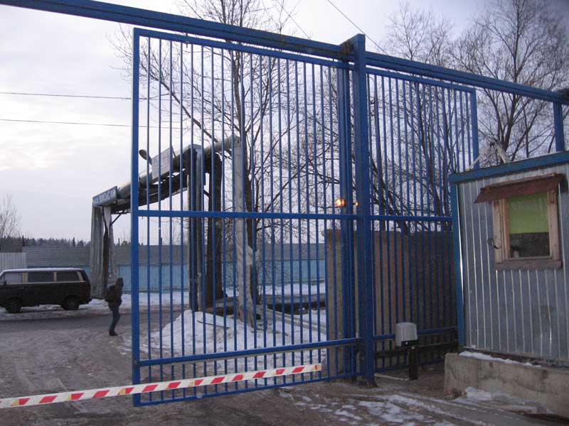 Фото 7. Промышленные откатные ворота