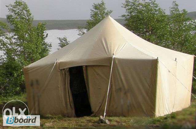 Фото 6. Палатка военная, тенты, навесы для отдыха и туризма