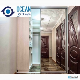 Гардеробные комнаты на заказ от компании Ocean Group