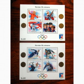 Добірка марок Спорту, 4 блоки
