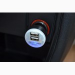 Автомобильная зарядка USB от прикуривателя. 2 USB порта