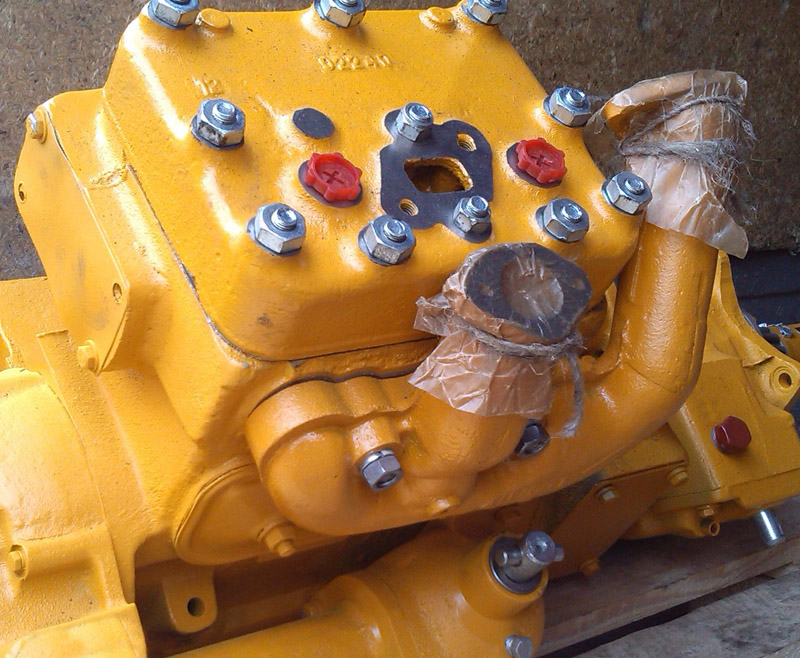 Фото 2. Пусковой двигатель ПД-23 на бульдозер Т-130, Т-170