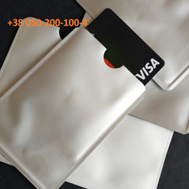 Фото 5. Защитный чехол RFID для кредитной карточки, паспорта. Кардхолдер