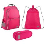 Школьный набор для мальчиков и девочек:рюкзак, сумка для обуви, пенал Kite Smart