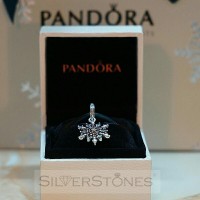 Скидки! Оригинал Pandora Пандора шарм подвеска Блестящая снежинка 791761NBLMX