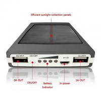 УМБ солнечное зарядное устройство Power Bank 8000 mAh sc-5 батарея, аккумулятор