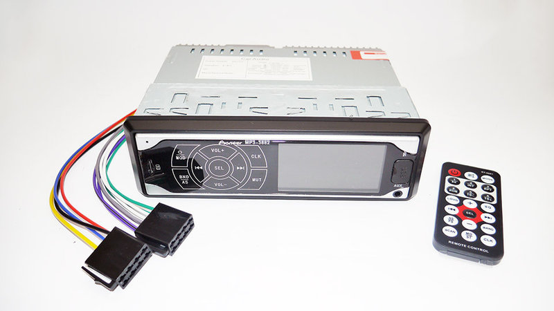Фото 3. Автомагнитола Pioneer 3882 ISO - MP3 Player, FM, USB, SD, AUX сенсорная