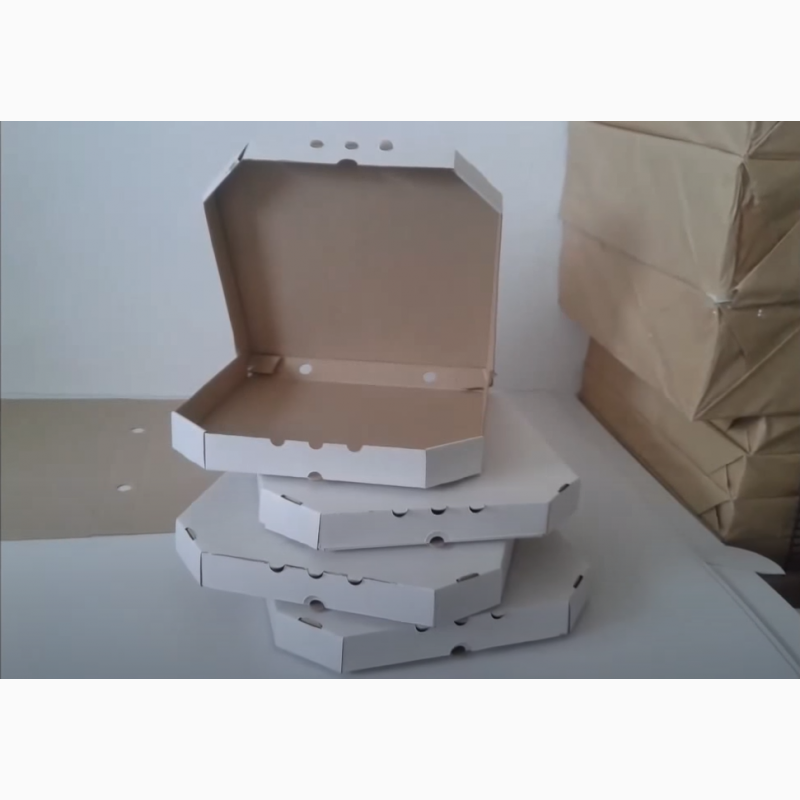 Фото 5. Одноразовые картонные тарелки для пиццы, прямоугольные картонные формы