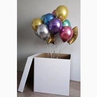 Коробка - сюрприз с шарами