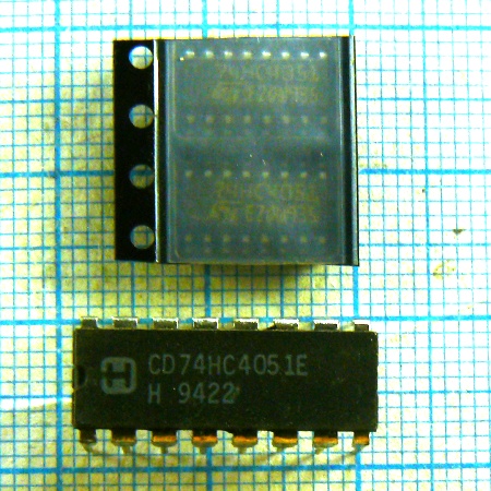 Фото 9. Микросхемы цифровые импортные CD4001BE - 74AC125 - AtTiny - AtMega - Pic