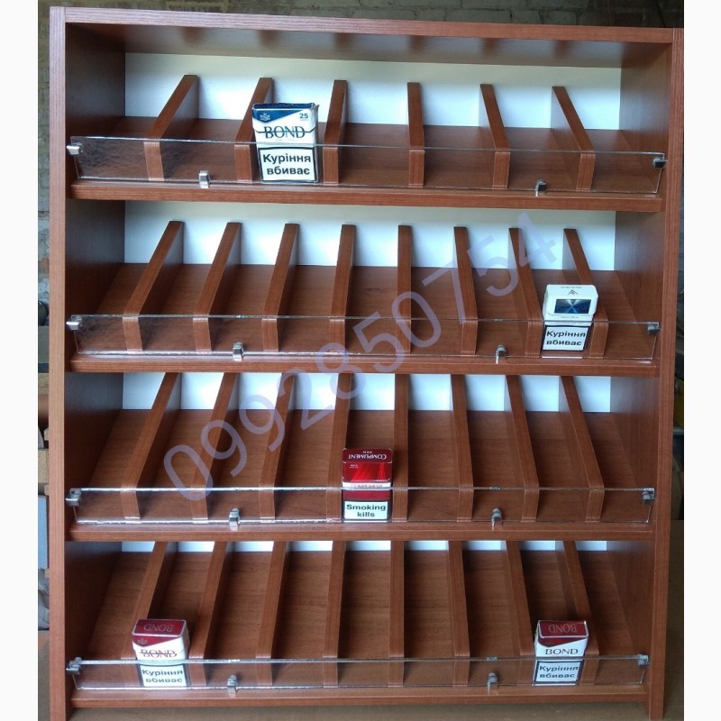 Фото 2. Новая сигаретная витрина, полка для сигарет навесная. Доставка по Украине
