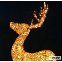 Светодиодный декоративный олень, новогодний сувенир