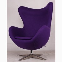 Кресло ЭГГ (EGG) ткань, купить дизайнерское кресло Яйцо для дома, салона купить Украина