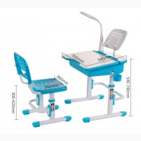 Парта трансформер Kids Study Desk Т140 комплект парта+стул растишка