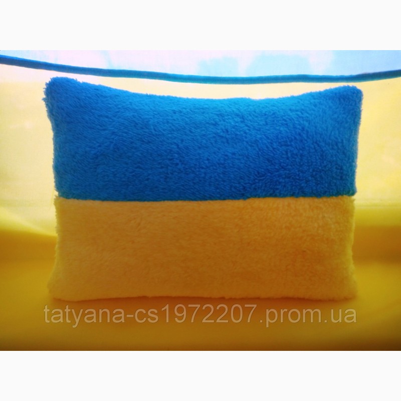 Декоративная подушка флаг Украины 30х20 см