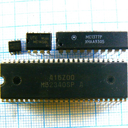 Фото 4. Микросхемы аналоговые LM1267NA - STR5412 - LNK305GN - M52340SPA - MAX712CPE - MC33199D