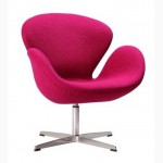 Кресло Swan (Лебедь) ткань шерсть, дизайнерское кресло СВ (Swan) дома, кафе, офиса, студии