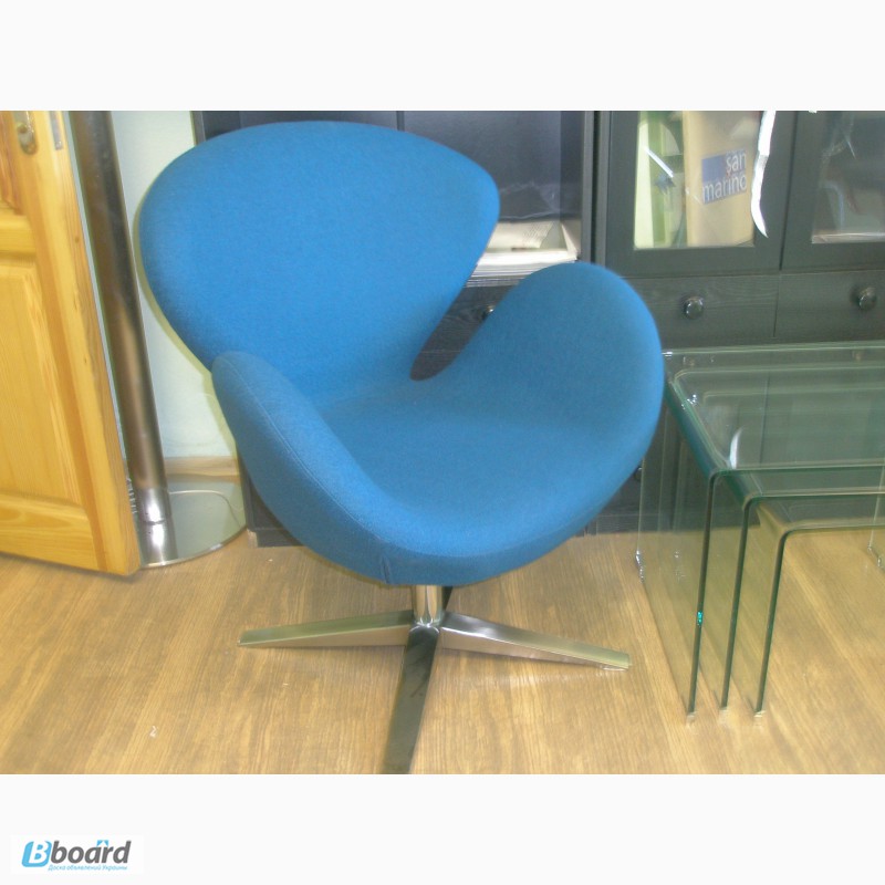 Фото 9. Кресло Swan (Лебедь) ткань шерсть, дизайнерское кресло СВ (Swan) дома, кафе, офиса, студии