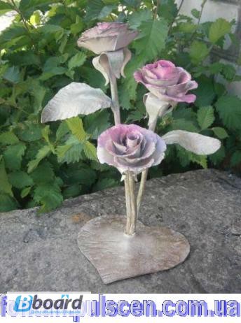 Фото 20. Кованые розы, цветы, Кованая роза, Кована троянда опт розница