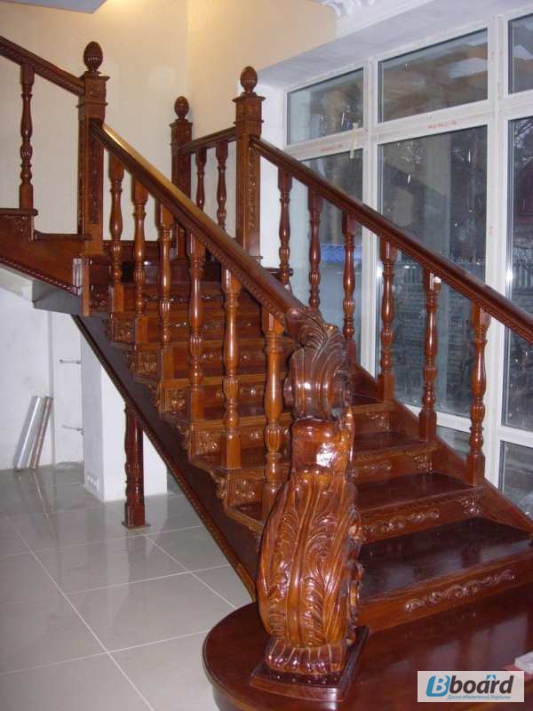 Фото 3. Качественные лестницы из дерева на второй этаж