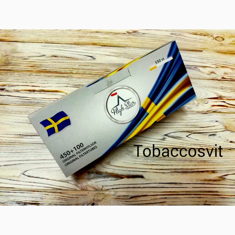 Фото 10. Сигаретные гильзы для Табака Набор MR TOBACCO+High Star