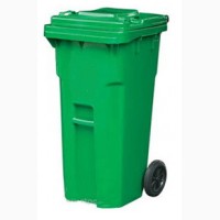 Бак для мусора пластиковый 240л., зеленый. 240E-14G