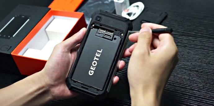 Фото 4. Противоударный смартфон Geotel G1 2 сим, 5 дюй, 4 яд, 16 Гб, 8 Мп, IP68, 7500 мА/ч