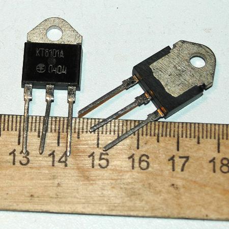 Фото 2. Отечественные биполярные транзисторы средней и большой мощности КТ601 - П702 - ГТ906