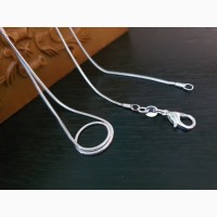 Серебряная цепочка Snake, 57 см