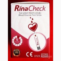 Новый RinaCheck Глюкометр, гарантия 25 лет. (+ 100 шт. тестполосок.)