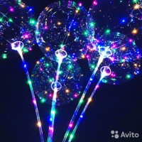 Светящиеся прозрачные шарики BoBo LED Шары опт