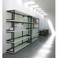 Мебель Loft, сварка стеллажей под магазин, кафе, сетка