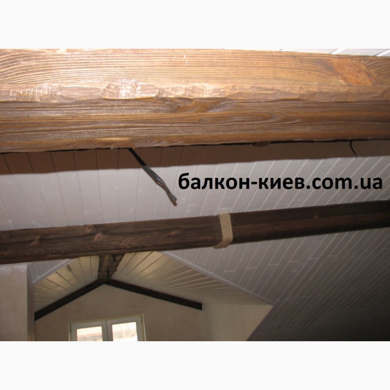 Фото 8. Деревянная вагонка, установка в Киеве