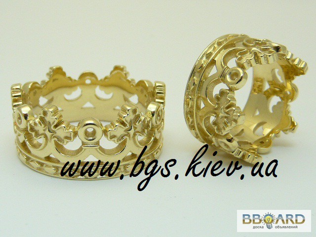 Фото 3. Обручальные кольца Короны (в форме корон) Carrera y Carrera (Каррерк и Каррера)