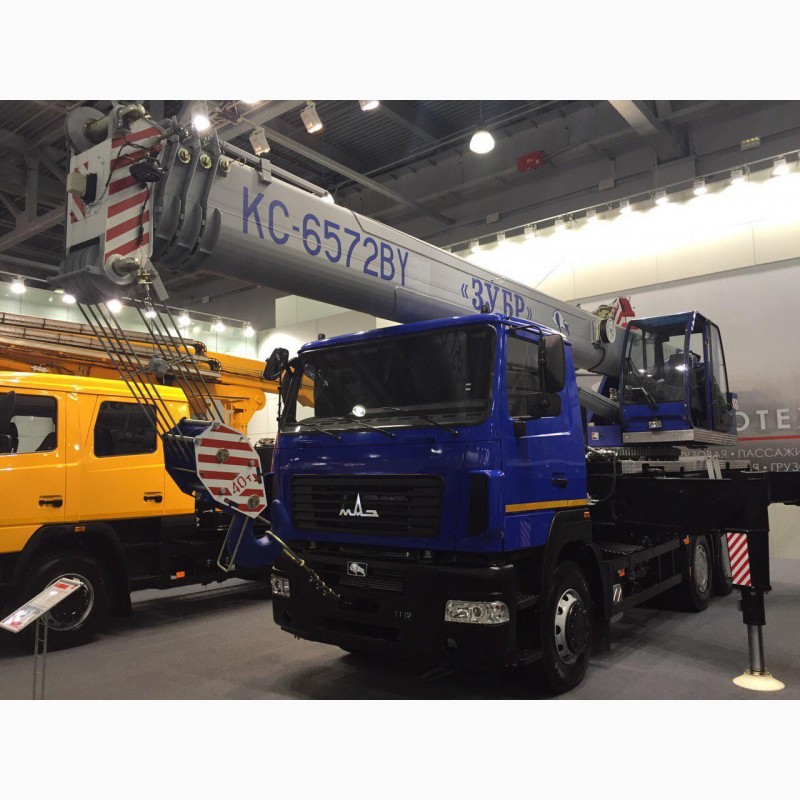 Продажа новых автокранов KC-6572BY-C Машека 40 тонн на шасси МАЗ