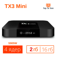 TX3 Mini 2/16 Android 7 tv box Smart смарт тв приставка Андроид купить цена Топ 2018