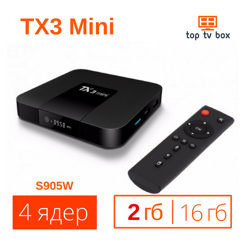 Фото 4. TX3 Mini 2/16 Android 7 tv box Smart смарт тв приставка Андроид купить цена Топ 2018