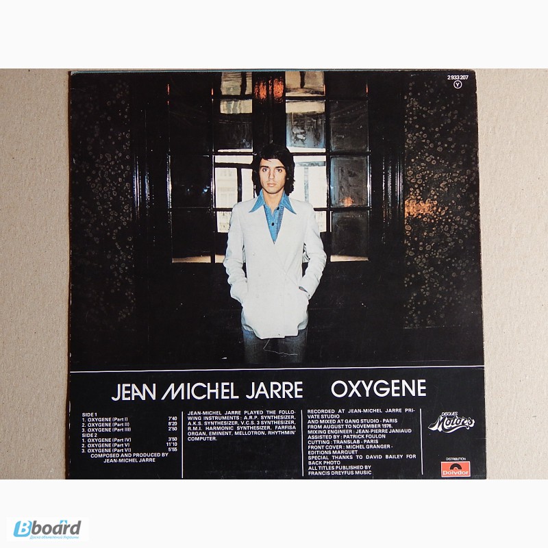 Фото 2. Jean Michel Jarre-Oxygene 1976 (France) NM-/NM