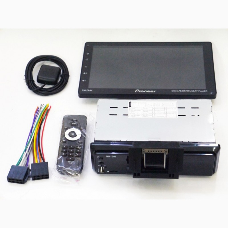 Фото 4. 1din Магнитола Pioneer 9010A - 9 Съемный экран GPS + WiFi + USB + Bluetooth + Android 9.0