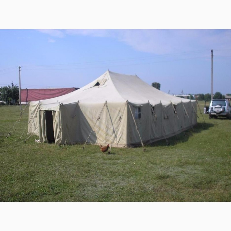 Фото 17. Тенты, навесы брезентовые, палатки армейские любых размеров, пошив
